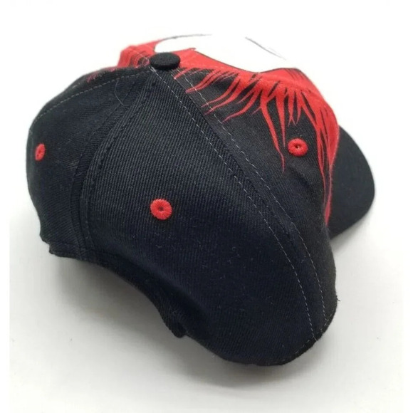 IT Original Movie Snapback Red & Black Pennywise Clown Baseball Hat Cap OSFM NWT - Picture 5 of 9